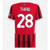 Fotballdrakt Dame AC Milan Malick Thiaw #28 Hjemmedrakt 2024-25 Kortermet